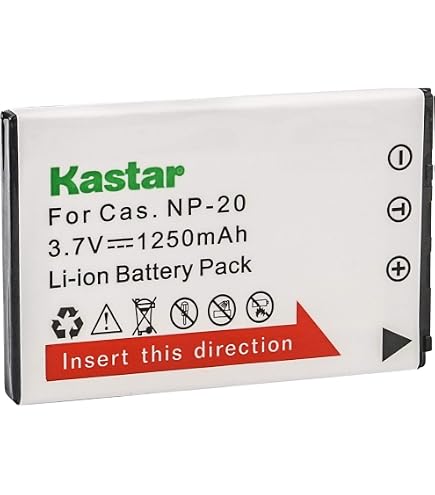Amazon.com: Kastar 1-Pack Battery CNP-20 Replacement for Casio