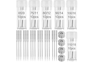 Sewing Machine Needles, 60 Pcs Universal Sewing Machine Needles, Heavy Duty Sewing Machine Needle for Singer, Brother, Janome