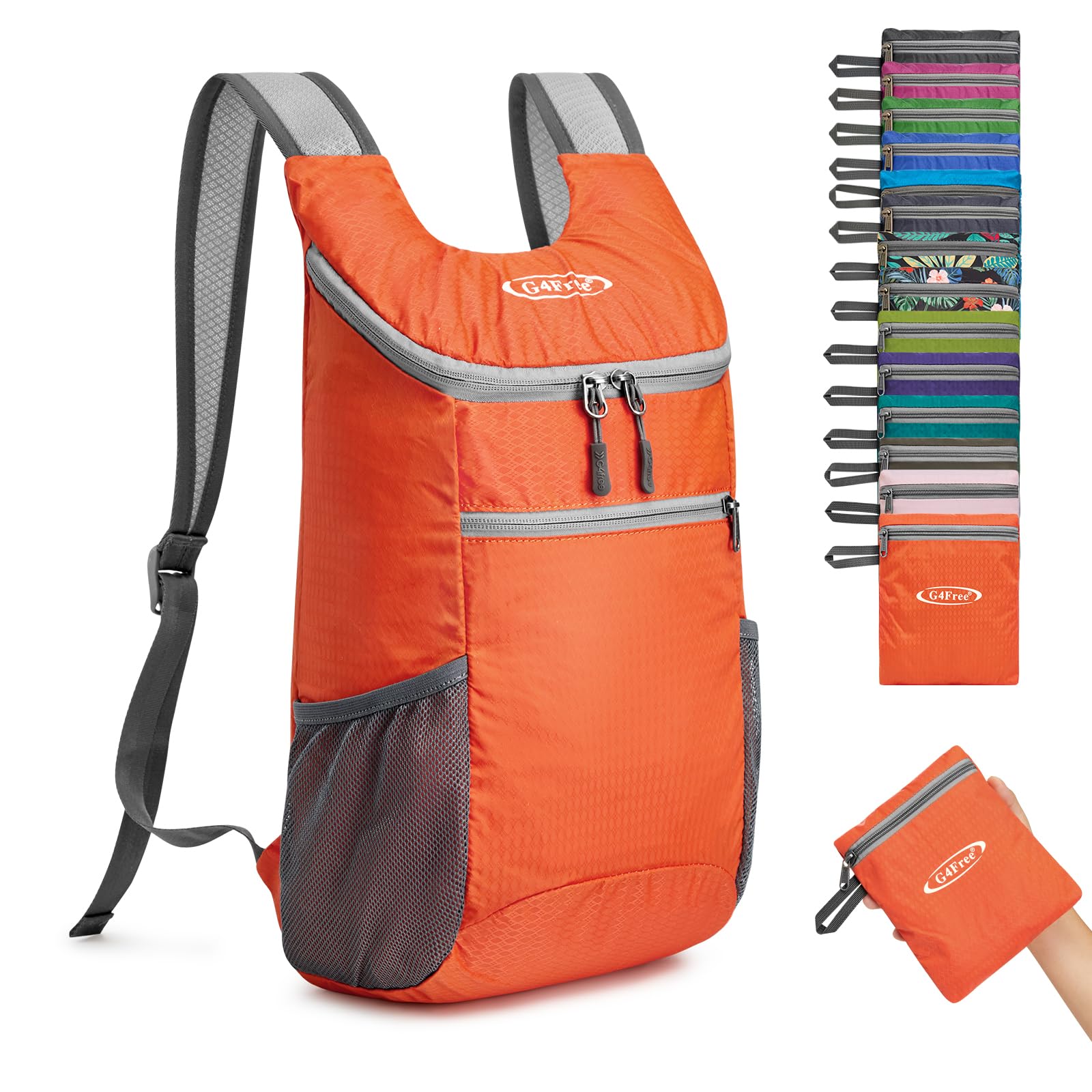 G4Free 11L Ultra Lightweight Backpack Small Foldable Rucksack Unisex Hiking Bag
