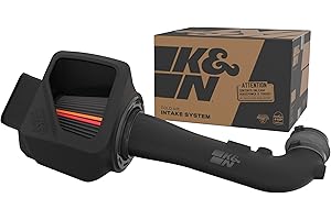 K&N NextGen Cold Air Intake System: Dry-Flow Cotton Filter: Compatible with 2014-2020 CADILLAC/CHEVRLOET/GMC Escalade; Silver