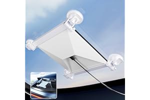 NOGOAL Starlink Mini Mount, Ultra-Permanent Suction Car Roof Mount for Starlink Mini, No-Slip Adhesion on Glass & Sunroof, RV, Truck, Boat, Camping & Off-Road Accessories