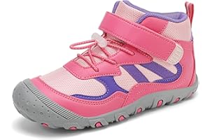 Wolidio Kids Hiking Boots Boys Girls Outdoor Ankle Boots Anti Collision Hiking Shoes for Toddler/Little Kid/Big Kid