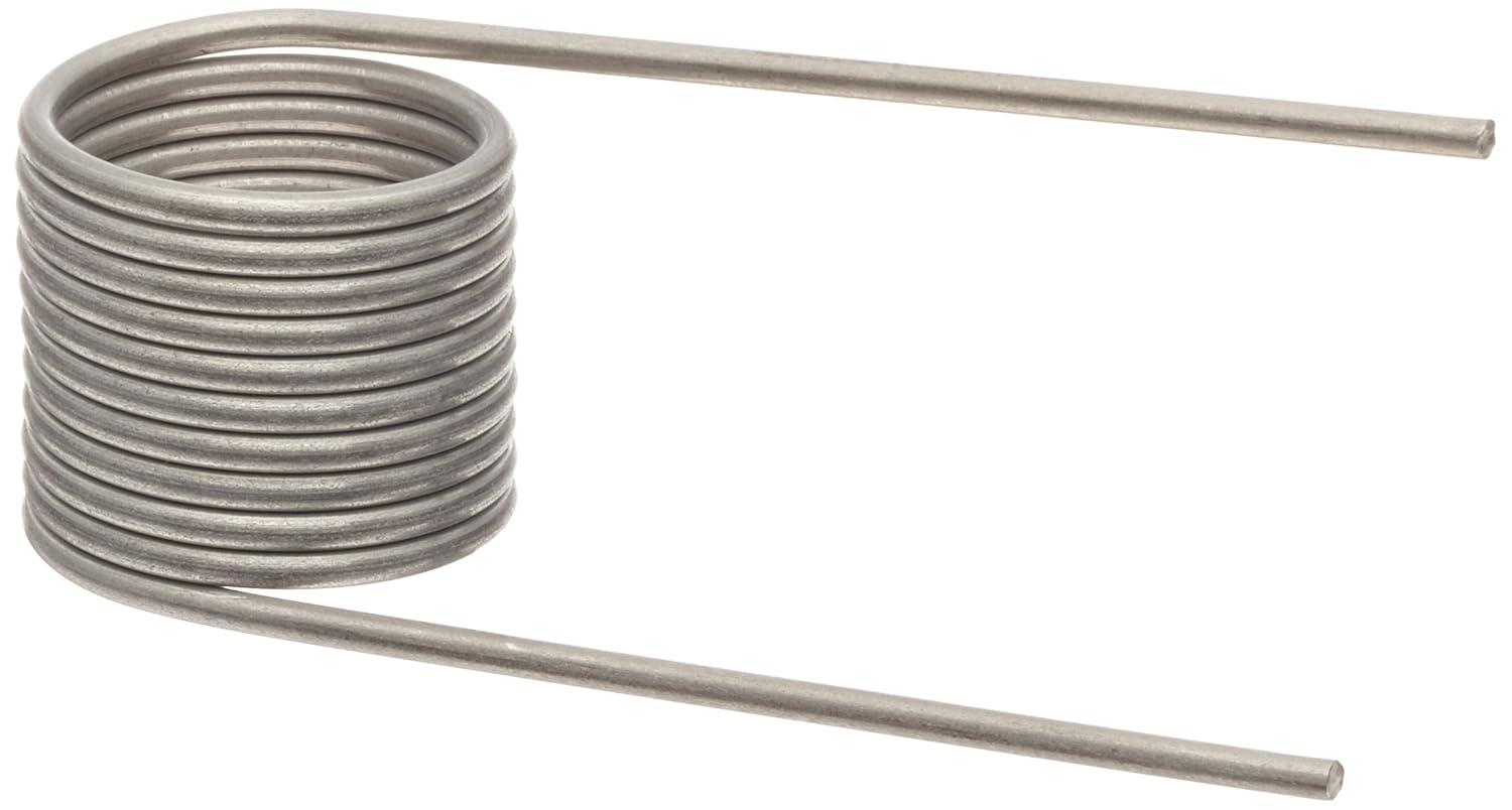 302 Stainless Steel Torsion Spring, Left Hand Wind Direction, 360