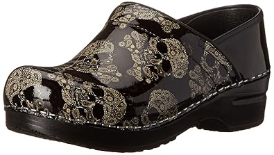 sanita sugar skull clogs