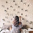 Twinkle Star 200LED 66ft White Copper String Lights, Dimmable, USB Fairy Lights for Indoor Outdoor Bedroom Wall Patio, Christmas Lights, Wedding Party Decorations, Cool White
