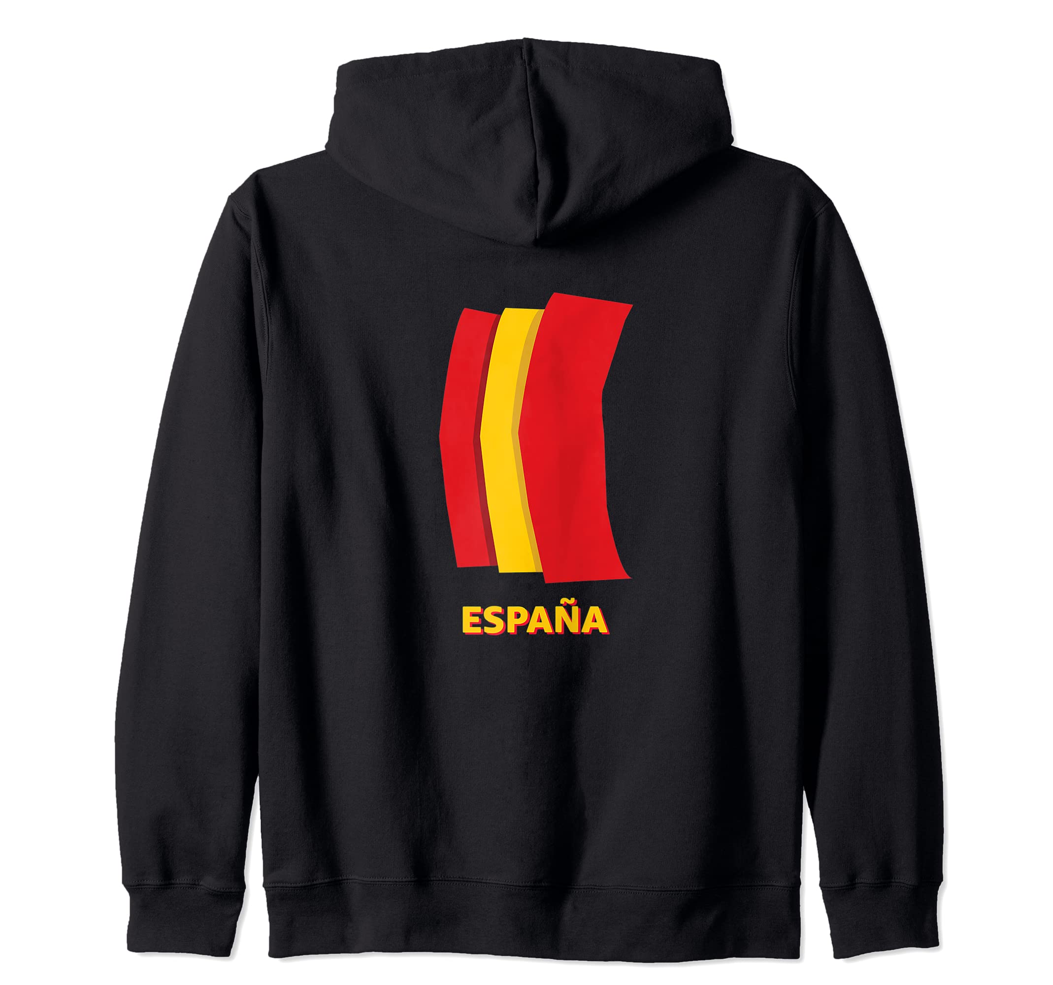 Spain Flag Zip Hoodie