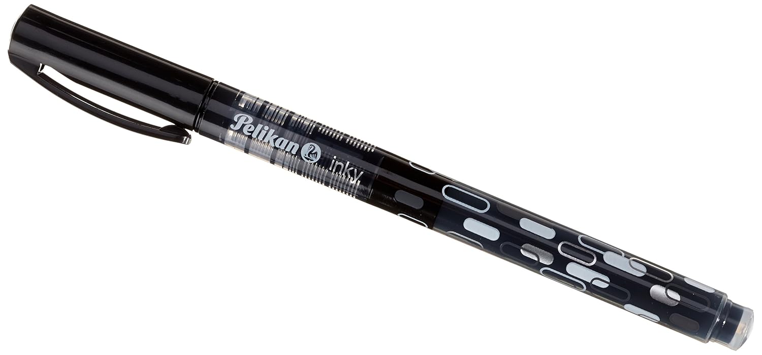 Pelikan Inky 273 Box 10 Felt Tip Pens, Liquid Ink, Black Amazon.co.uk