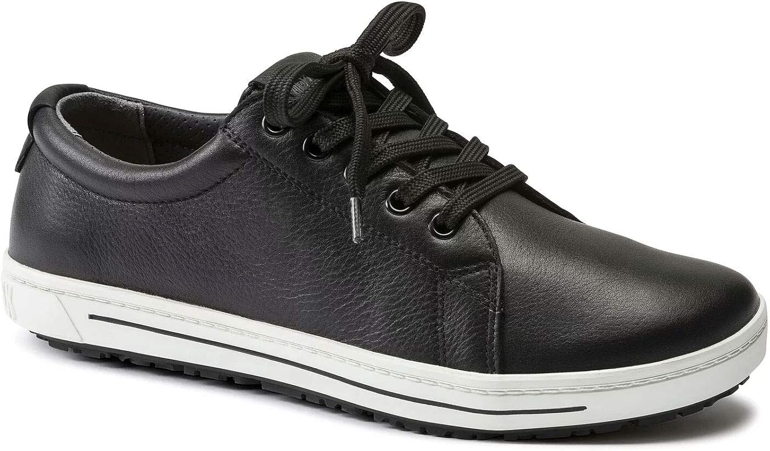 QO 500 Black Leather Professional Shoe Replaceable Footbed