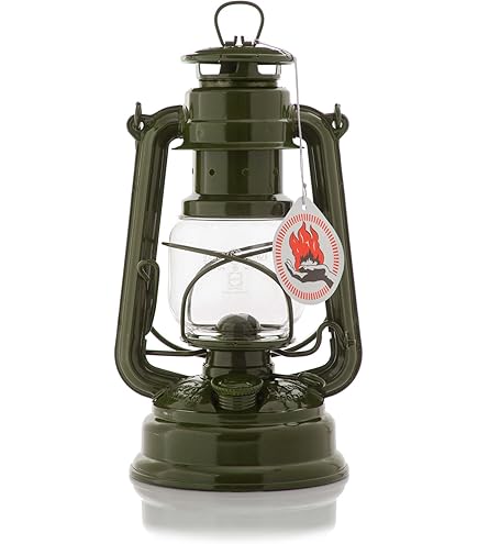Feuerhand 276 Outdoor Hurricane Oil Lantern - German-Made Since