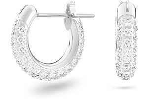 Swarovski Stone Crystal Pierced Hoop Earring Jewelry Collection