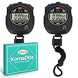 KornaDoz 2 Pack Digital Stopwatch Timer: Large