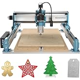 SainSmart Genmitsu 4040-PRO MAX CNC Router with 710W Trimmer | Linear Rail Driven, GRBL Control for Wood, Metal &amp; Acrylic Cutting, 410 x 405 x 77mm Work Area