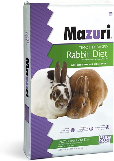 mazuri timothy based rabbit diet