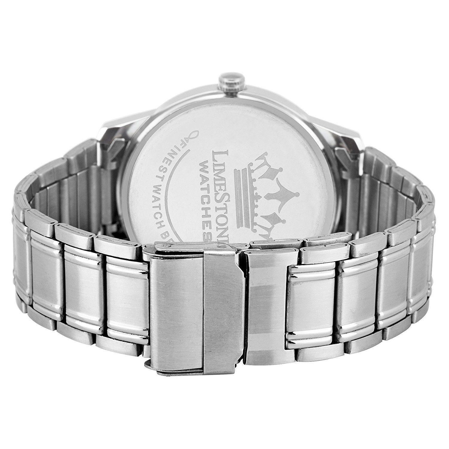 limestone analogue silver dial boy's & men's watch (ls2684)
