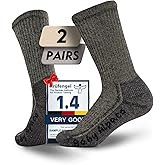 Juclise Alpaca Wool Warm Hiking Socks Heavyweight, Winter Athletic Crew Work Boot Thick Thermal Fleece Moisture Wicking