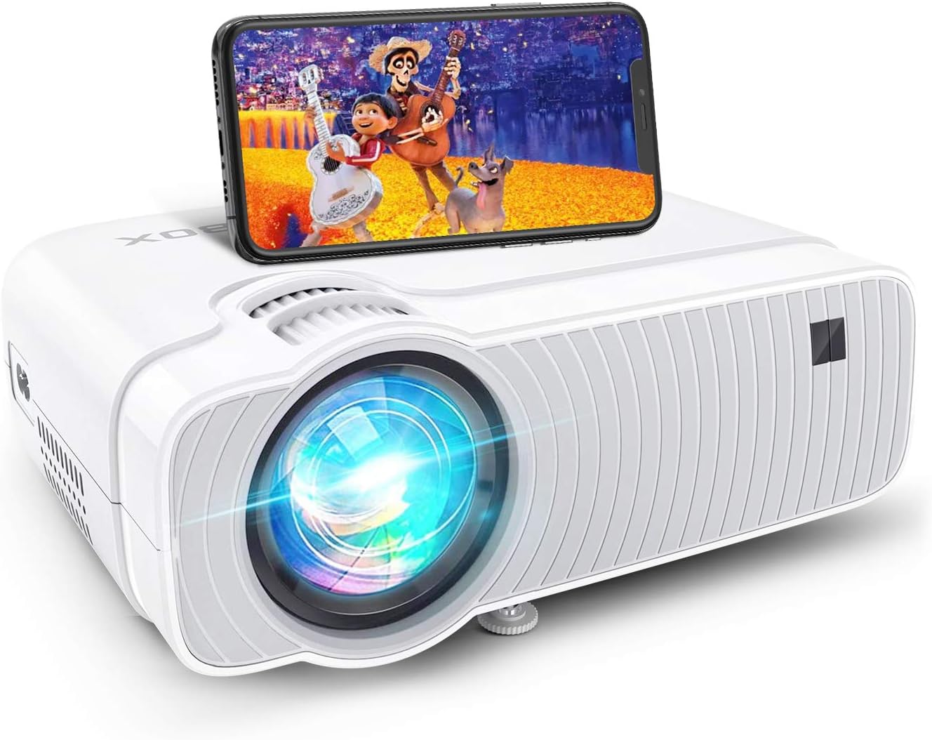Projector for Outdoor Movies, Compatible with TV Stick, PS4