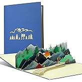 Diese-Klappkarten Greeting card with bus, birthday card or travel voucher, give a short trip, city trip, weekend trip or camping trip, 3D pop up camper van, H24