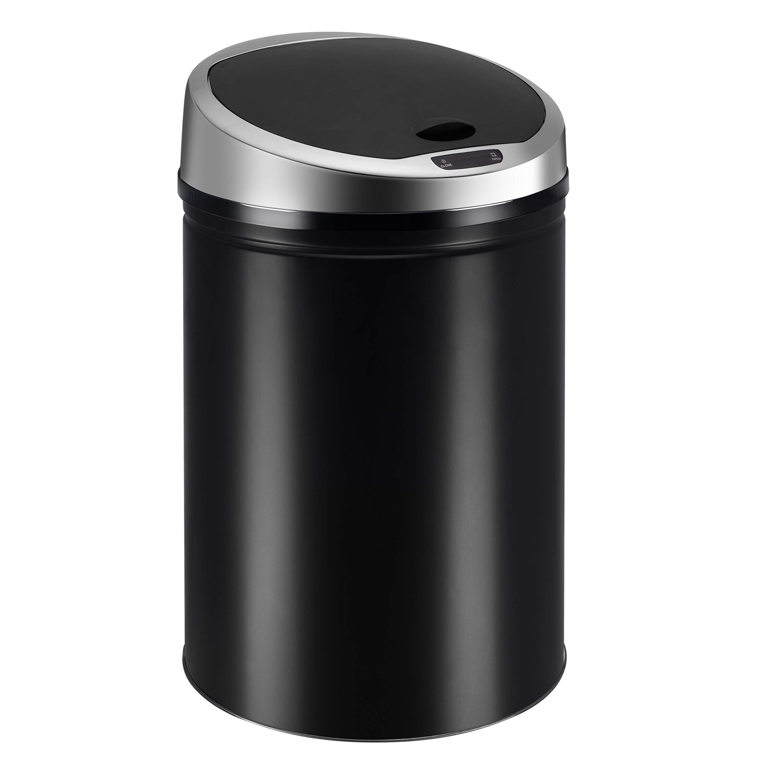 Ribelli Sensor Bin Stainless Steel Black 40 Litre