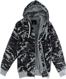 Gary Com Men's Heavyweight Sherpa Hoodie - Full Zip Fleece Lined Winter Jacket - View #10
