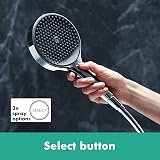 Hansgrohe Rainfinity Hand Shower 130mm Chrome 3 Sprays PowderRain QuickClean view 3