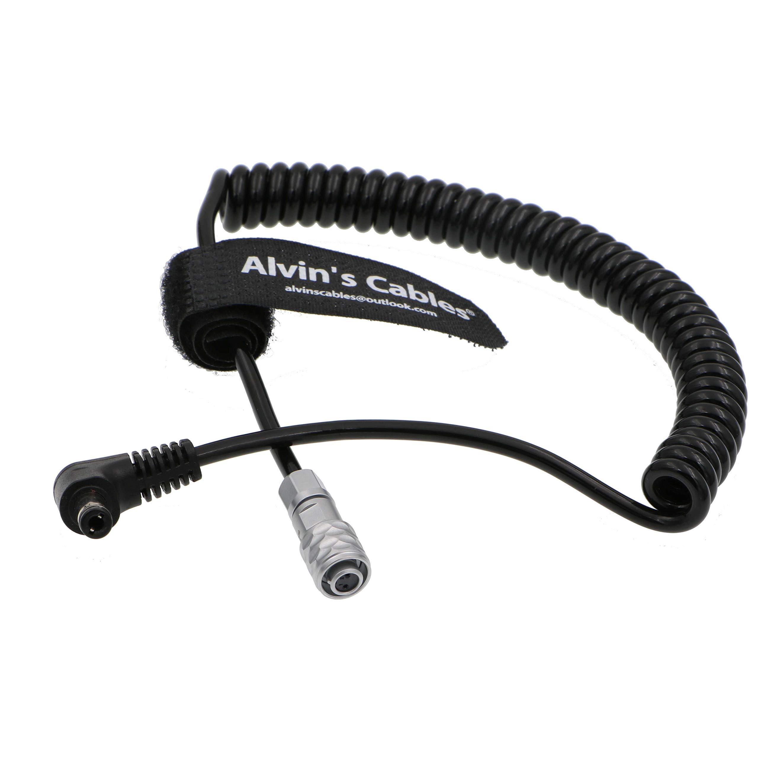 Alvin's Cables Power Coiled Cable for BMPCC4K BMPCC 4K Blackmagic Pocket Cinema Camera 4k