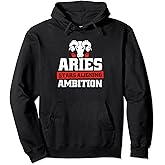 Aries Sign Zodiac - Star Horoscope Starsign Pullover Hoodie