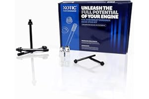 Head Stud Replacement Kit for 2001-2016, 6.6L LB7 LLY LBZ LMM LML Chevy Duramax Diesel Models with Head Studs Nuts Washers & Assembly Lubricants Xotic Performance CP877