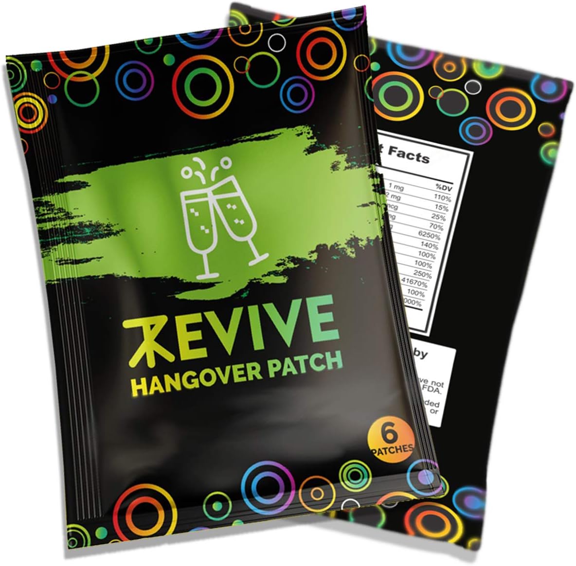 Revive Hangover Patch Hangover Cure Hangover Prevention 6 Latex
