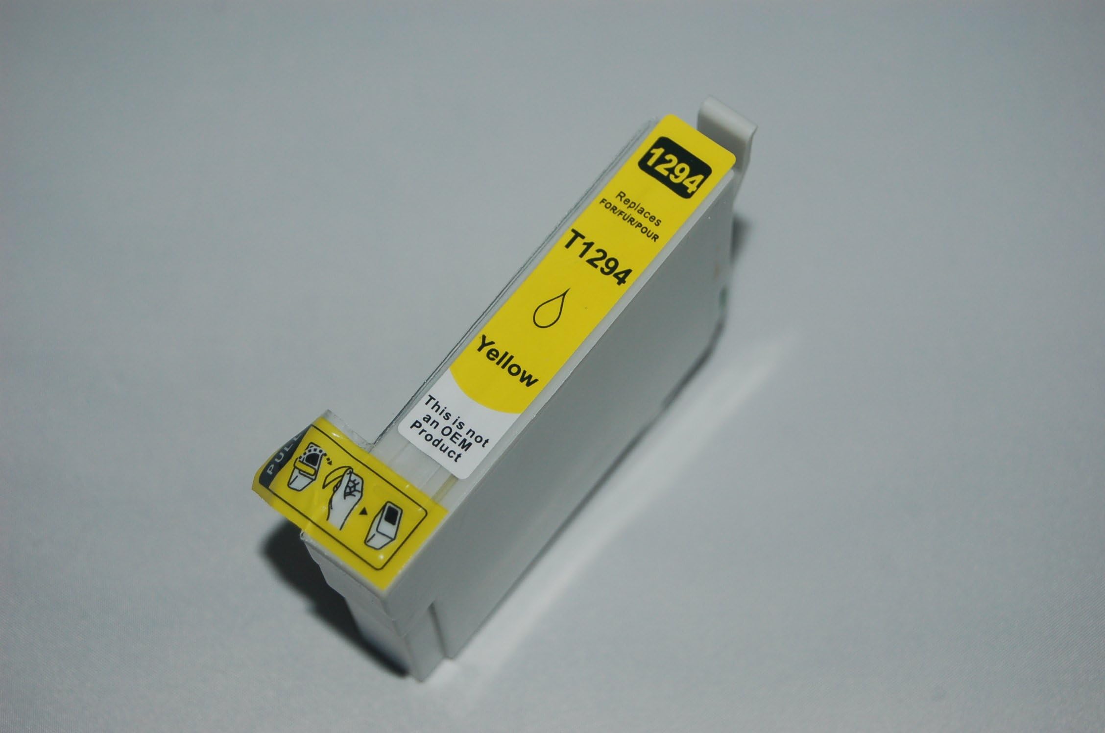 Epson T1294 Yellow – Compatible Ink Cartridge for Inkjet Printers Epson Stylus Office B42WD, BX305 °F, BX305FW, BX305FW Plus, BX320FW, BX525WD, BX535WD, BX625FWD, BX630FW, BX635FWD, BX925FWD, BX935FWD, Stylus SX 235 W, 230, 235, 420, 420, 425, 430 W W Series, 430, 435, 438, 440 Series 440 W 445 W W W W, 525 WD/535 WD/620 FW