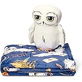 Northwest Harry Potter, Hedwig, Silk Touch Throw and Hugger Set, 50 x 60 Inches