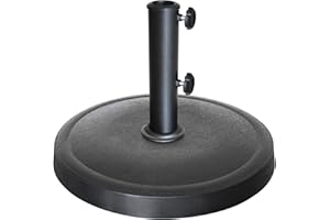 EliteShade USA Umbrella Base Stand Market Patio Outdoor Heavy Duty Umbrella Holder,Black