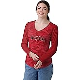 FOCO NFL Womens NFL Team Logo Ladies Fashion Raglan Top Shirt