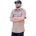 First Class 100% Polyester Short & Long Sleeve Zippered Uniform Shirt 4 Pocket Hidden, Law Enforcement BDU Zipper Closure.
