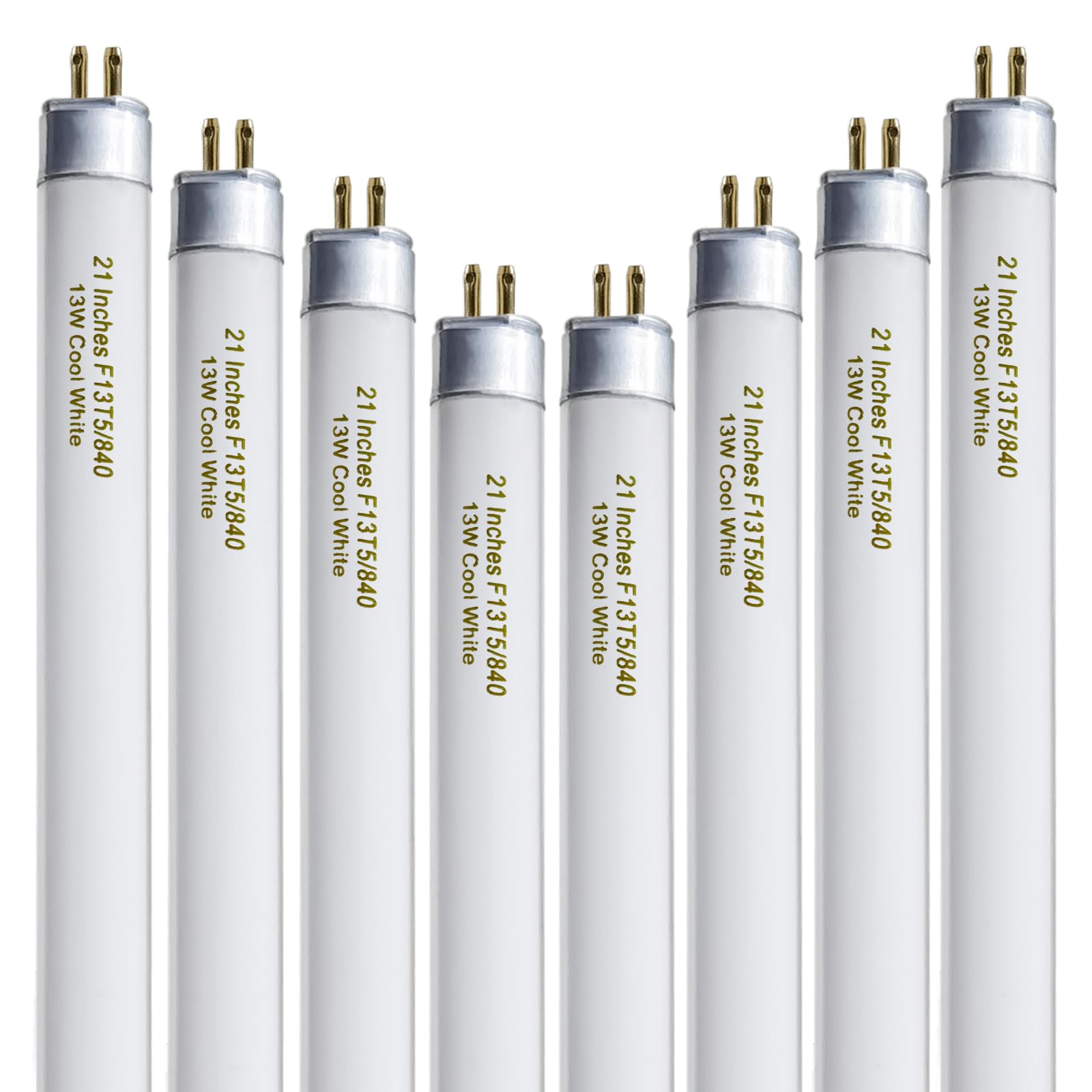 Tube Fluorescent T5 13W 525mm – Blanc Chaud 3000K, Culot G5, 10000h