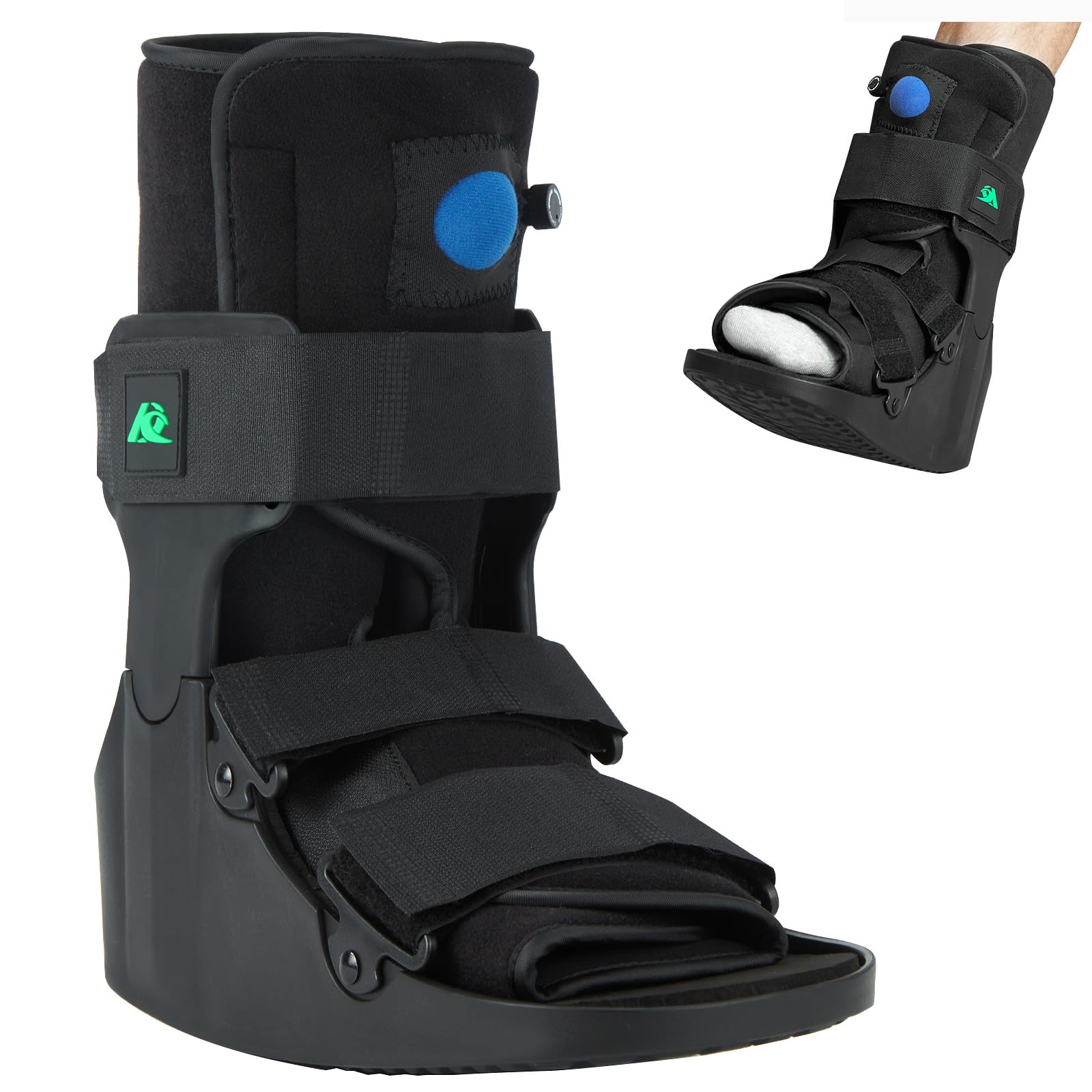Photo 1 of KD Orthopedic Walking Boot: Post-op Boot for Broken Foot Sprained Ankle Achilles Injury - Air Cam Walker Fracture Boot