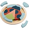 Fisher-Price Wood Preschool Toy Jigsaw Puzzle, Tiny Garden Lady Bug 18-Piece Wooden Activity for Fine Motor Play Kids Ages 3+