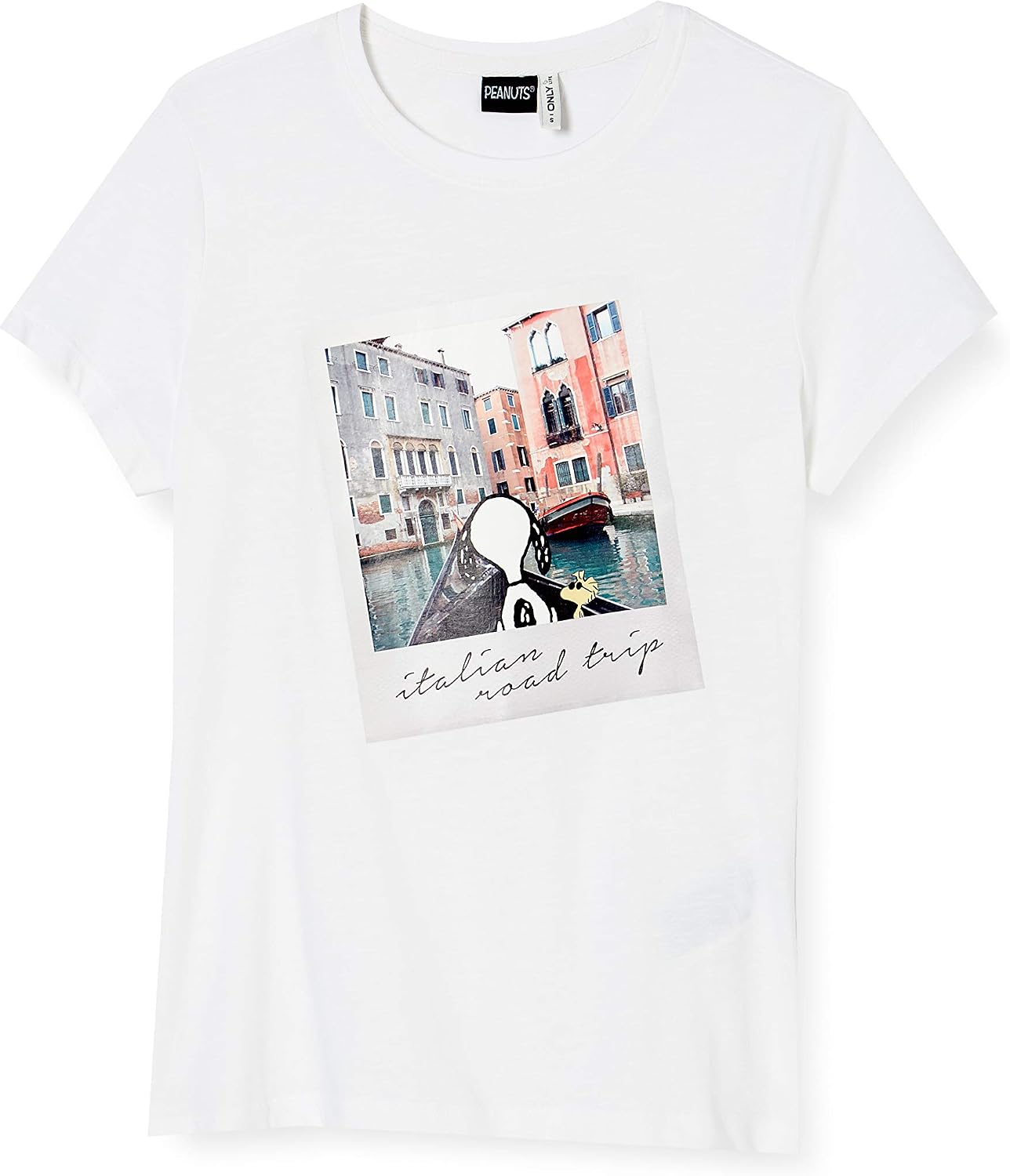 ONLY Damen T-Shirt Onlpure Life – Slim Fit, Kurzarm, Aus Baumwolle, Einfarbig