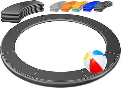 KESSER® - Trampolin Randabdeckung Ø 244, 305, 366, 426 cm, 30cm breit 100% UV-beständig reißfest Federabdeckung inkl. Beachball