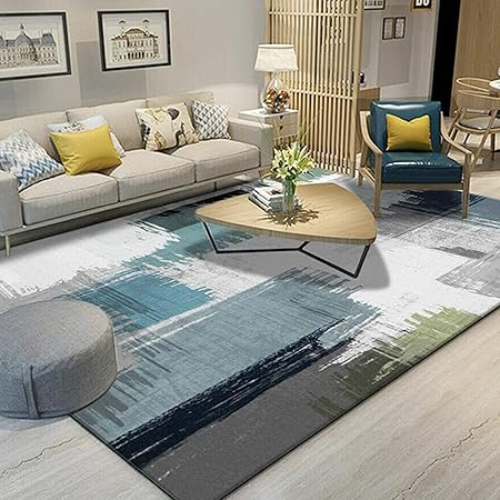 Amazon.de: YANE Zotteliger Teppich, Schlafzimmer Teppich, Große