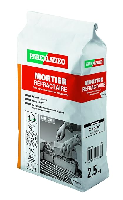 ParexGroup 2874 Mörtel, feuerfest, 2,5 kg