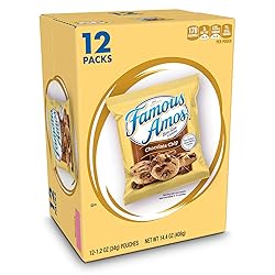 Famous Amos Cookies, Bite Size Chocolate Chip, 1.2