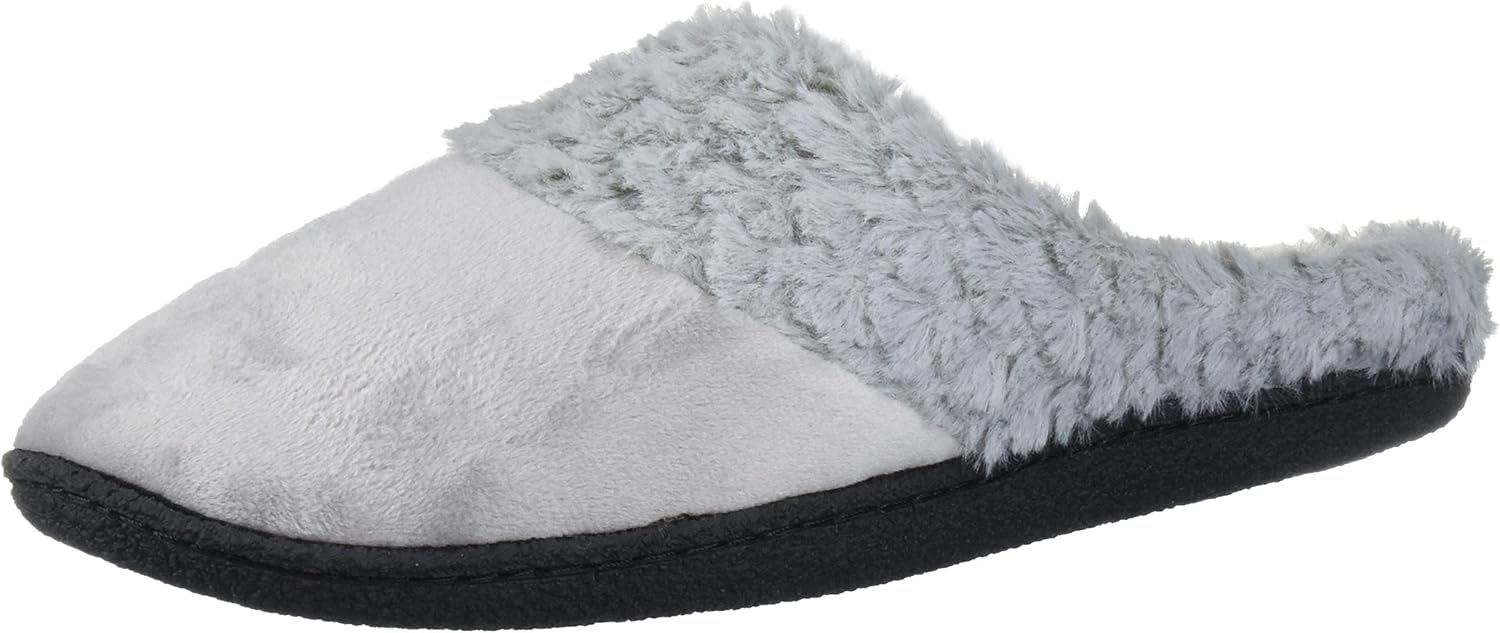 Dearfoams Women's Sculpted Pile Velour Clog Slipper Slippers
