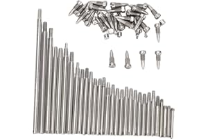 LiebeWH Bassoon Instrument Repair Kit Fastening Screws Threaded Rods Grooved Blocks for Maintaining Woodwind Musical Instrume