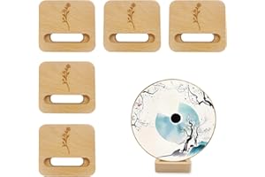 GeryVtee 6 Pcs Small Embroidery Hoop Stand Embroidery Hoop Display Stand Embroidery Frames for Display Embroidery Cross Stitch Hoop Accessories Decor (Rectangle)