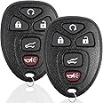 Key Fob Keyless Entry Remote Control Compatible with Chevy Suburban Tahoe Traverse/Cadillac Escalade SRX/GMC Acadia Yukon/Saturn Outlook/Buick Enclave Key Replacement for OUC60270 OUC60221, 2-Pack