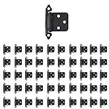 Overlay Cabinet Hinges 1/2 Inch 50 Pack