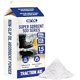 WYK Super Sorbent 2000 Series, Leaks and Safety Maintenance, 2 Quart | Industrial Oil Absorbent Granules and Traction Agent for Spills, Fast-Acting Spill Absorber, Blue Color Every Single Day