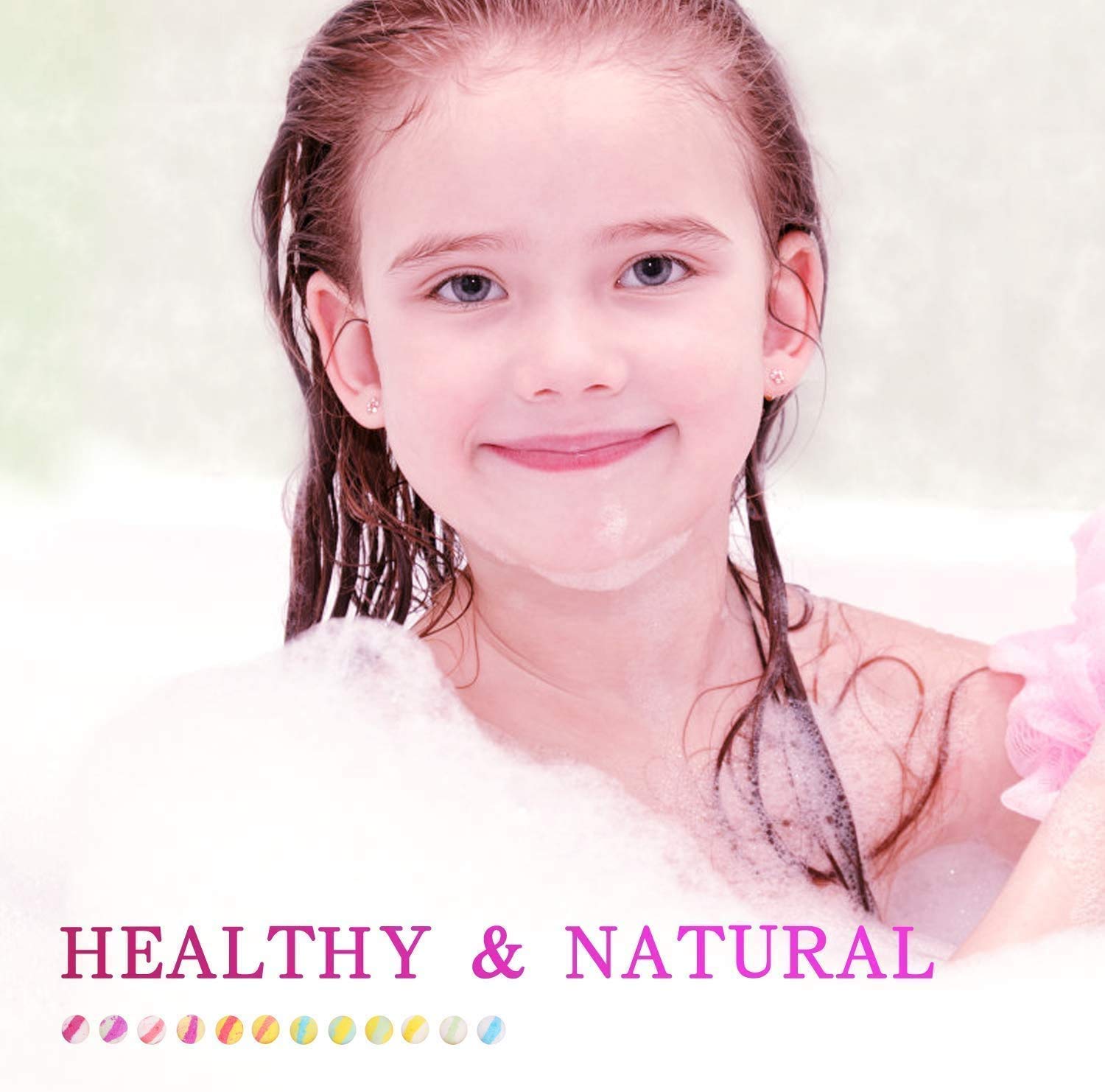 girls bath bomb set