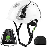 GREEN DEVIL X-Armor Series Hard Hat Vented ABS Work Hardhat for Men Women ANSI Z89.1 Approved Cascos De Construccion Safety Helmet Ideal for Industrial & Construction