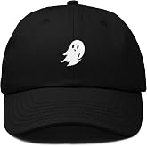 DALIX Ghost Embroidered Mens Womens Cotton Dad Hat Baseball Cap Adjustable